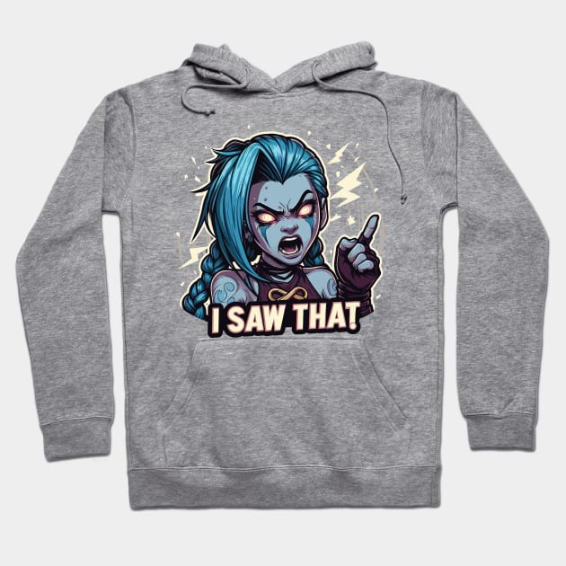 armed and dangerous- jinx powder Hoodie by whatyouareisbeautiful